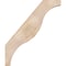 Ekena Millwork 5 1/2"W x 34"D x 40"H Funston Smooth Knee Brace, Douglas Fir BRC06X34X40FST00SDF - alternate 4